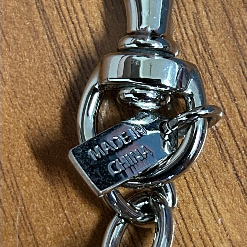 Coach Snowflake ❄️ Leather Keychain Bag Charm - Picture 10 of 15